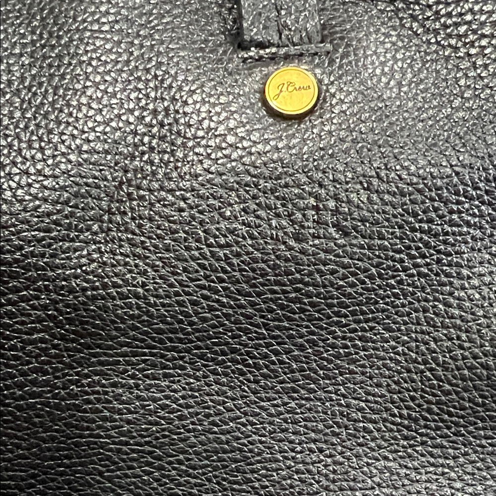 J. Crew Black Leather Tote Bag - Picture 8 of 8